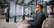 © Andrey Popov - 3D BIM Software Displaying HVAC Systems For Sustainable Building Design