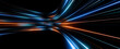 © worawit - Dynamic Multicolor Light Trails Technology Background