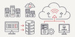 © Bakkar - Cloud computing and data transfer server
