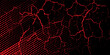 © Jonathan W  - Halftone dots red and black color pattern gradient grunge texture background. Dot pop art comic sport style vector illustration. grunge vector dots