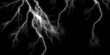 © Imtiyaz Baba - Powerful white lightning bolts with intense electrical discharge on black background