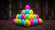 © 진영 김 - Globos de colores brillantes y alegres