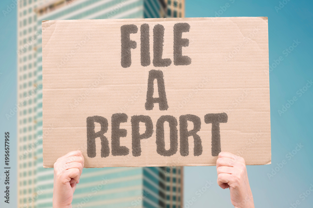 Someone Filing Report