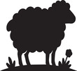 © RafsanJani - Fluffy Grazing Farm Sheep Village Silhouettes