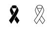 © Alayea - Set of 2 awareness ribbons vector icons