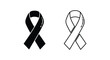 © Nazma - Set of 2 awareness ribbons vector icons