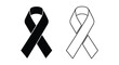 © Nazma - Set of 2 awareness ribbons vector icons