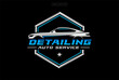 © Locho99 - Auto vector graphic of auto detailing service logo design