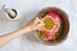 © boomeart - Raw pork shoulder ready for marinating