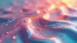 © RSri - Abstract iridescent surface with light reflections and small bubbles.