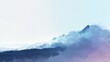 © Nisar's Designs - A breathtaking, ethereal digital art landscape capturing majestic mountain peaks enveloped in swirling, atmospheric mist and soft, glowing fog. This serene vista showcases a cool blue and subtle purpl