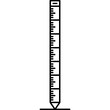 © mr_marcom - Minimalistic surveyor leveling rod outline icon