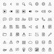 © alvin - Black icons on white background.