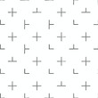 © bagas - Monochrome pattern of intersecting lines forming plus signs and L-shapes