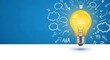 © Mom Studio - A bright yellow light bulb with creative ideas and inspiration