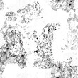 © miloje - Distress grunge texture background Grange shapes .Grunge textured . Vector grainy texture .Screen print texture. Print