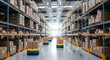 © RIMON - A well organized warehouse storage facility with rows of shelving units