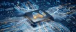 © MDzARTPRO - Artificial intelligence revolutionizes technology on circuit boards visualizing data flow and innovation in a digital environment