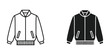 © OrchiDesign - Bomber Jacket Vector Icon Set Apparel Design