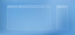 © viktoria_ngm - Browser template set in liquid glass style for mobile, laptop and computer. Window screen with navigation arrow, menu icon and search line, vector illustration for desktop and smartphone.