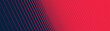 © max_776 - Halftone gradient texture from thick to thin diagonal line, Fade oblique stripe gradation minimalistic ornament, Red - Navy slanted pattern backdrop, abstract geometric brutalism striped background