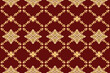 © Phatcharakan - Luxury Gold Floral Seamless Pattern on Deep Red Background Classic Ornamental Design