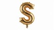 © vionaang - Golden letter S balloon for festive occasions, celebrations, and branding