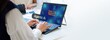© weedezign - Businesswoman use agentic ai with ai agent using autonomous workflow for automation represents artificial intelligence innovation and digital transformation for business strategy management