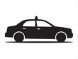 © Jabed - Black taxi car transport icon, Black Silhouette of a Taxi Cab, Taxi Car Silhouette Urban Transport Vehicle Vector Illustration