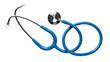 © Ryan - Professional blue stethoscope used by doctors for health check-ups and medical examinations