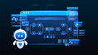 © Fardived - AI workflow automation artificial intelligence. ai agent network diagram dashboard machine learning architecture data pipelines, coding panels, analytics panels and automation system.
