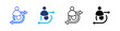 © Kholifah rokhman - Scrum Master Multi Style Icon Set Vector