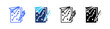 © Kholifah rokhman - Release Planning Multi Style Icon Set Vector