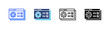 © Kholifah rokhman - Feature Prioritization Multi Style Icon Set Vector