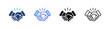 © Kholifah rokhman - Trust Multi Style Icon Set Vector