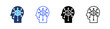 © Kholifah rokhman - Lateral Thinking Multi Style Icon Set Vector