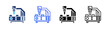 © Kholifah rokhman - Milling Multi Style Icon Set Vector