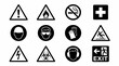 © Enos manurun - Collection of Safety and Warning Signs for Industrial and Public Use