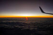 © Mat Rick Photography - Sunset from the airplane.