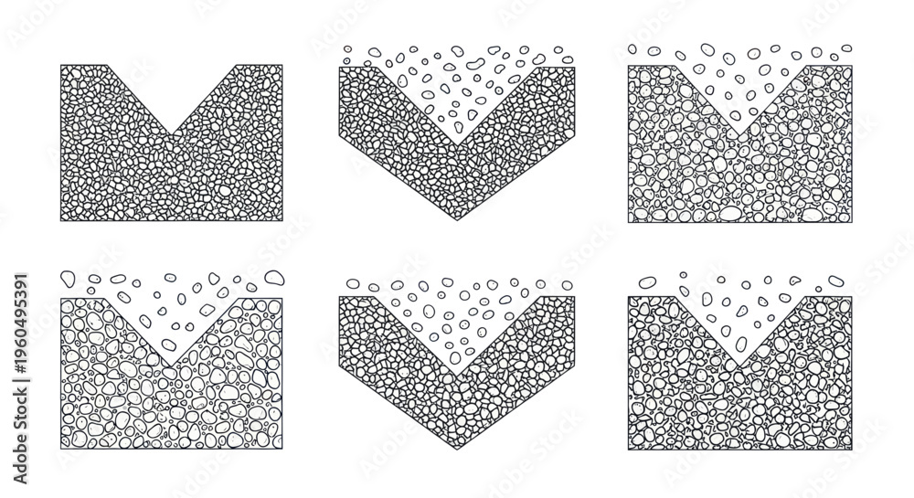 Cross-section diagrams of soil layers and erosion Stock Vector | Adobe ...