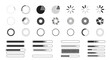 © Adnan - Set of various loading indicators, progress bars, and spinning wheels for digital interfaces and applications
