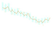 © TASNIMULHASSAN - PNG image of Abstract orange line graph illustration, data visualization, financial market trend, business analytics, economic forecast, stock market fluctuations, investment strategy