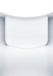 © Sourithideth - Bright empty curved studio space template providing an endless white void background for professional product photography and object display, three dimensional, modern, display