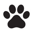 © mdsaikat - Black paw print graphic design on white background
