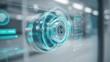 © elimicel - Digital security lock technology display
