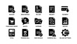 © Cali6ro - Financial document icons: invoice, receipt, payment, billing, finance tools