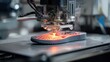 © Stock by Hemal - High quality photo of 3d printer creating a shoe sole with advanced technology.
