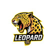 © Dana - Fierce Leopard Head Mascot Logo Design with Roaring Expression.