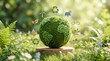 © Abdul - Eco friendly green earth with conservation icons