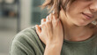 © sebra - Young woman suffering from nape pain